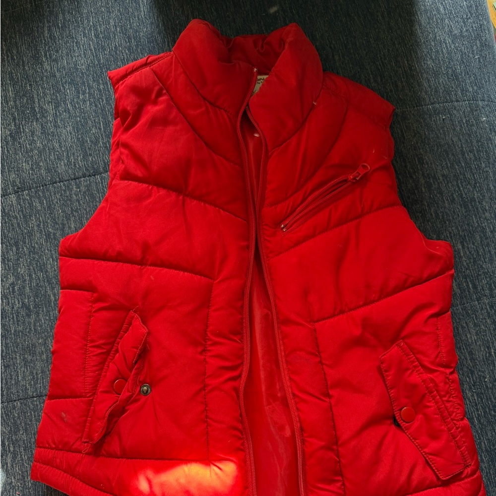 Kids Red Small Puffer jacket